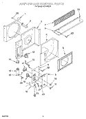 SECTION Diagram and Parts List for ACU104XJ0  Whirlpool Air Conditioner