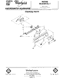 CONSOLE Diagram and Parts List for DU3000XL1  Whirlpool Dishwasher