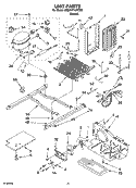 UNIT PARTS Diagram and Parts List for 8ED0WTKXKT02  Whirlpool Refrigerator