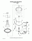 Part Location Diagram of WPW10215107 Whirlpool Washer Tub Ring