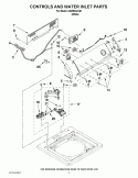 Part Location Diagram of W10272474 Whirlpool PUSHBUTTON