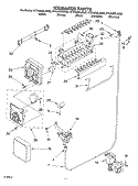 ICEMAKER PARTS Diagram and Parts List for KTRA22ELBT02  KitchenAid Refrigerator