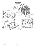 SECTION Diagram and Parts List for D25A0  Whirlpool Dehumidifier