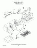 ICEMAKER PARTS Diagram and Parts List for 7GI5FSAXVY3  Whirlpool Refrigerator