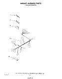 WIRING HARNESS Diagram and Parts List for DP3840XPN1  Whirlpool Dishwasher