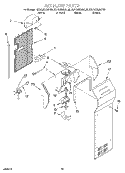 AIR FLOW Diagram and Parts List for KSRS25QGWH02  KitchenAid Refrigerator