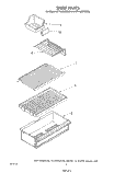 SHELF Diagram and Parts List for ET14JMYSF02  Whirlpool Refrigerator