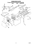 ICEMAKER PARTS, OPTIONAL PARTS (NOT INCLUDED) Diagram and Parts List for KBFA25ERBL00  KitchenAid Refrigerator
