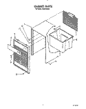 SECTION Diagram and Parts List for AD0252XZ0  Whirlpool Dehumidifier