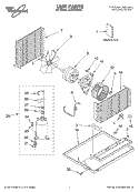 UNIT PARTS Diagram and Parts List for ACU124PK0  Whirlpool Air Conditioner