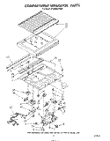 COMPARTMENT SEPARATOR Diagram and Parts List for ET22DKXTG00  Whirlpool Refrigerator