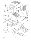 UNIT PARTS Diagram and Parts List for ED5VHEXVQ06  Whirlpool Refrigerator