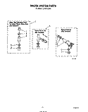 WATER SYSTEM Diagram and Parts List for LA5600XSW0  Whirlpool Washer