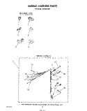 WIRING HARNESS Diagram and Parts List for LA5300XSW1  Whirlpool Washer