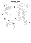 SECTION Diagram and Parts List for AD50USL1  Whirlpool Dehumidifier