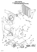 UNIT Diagram and Parts List for KUIS185JPB1  KitchenAid Ice Maker