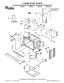 LOWER OVEN PARTS Diagram and Parts List for WOD51EC7AB00  Whirlpool Wall Oven