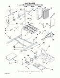 UNIT PARTS Diagram and Parts List for ED2CHQXVB02  Whirlpool Refrigerator