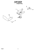 PUMP PARTS Diagram and Parts List for KUIS185JSS2  KitchenAid Ice Maker