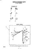 WIRING HARNESS Diagram and Parts List for LA6300XPW4  Whirlpool Washer