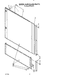 DOOR AND PANEL Diagram and Parts List for KPDI620T5  KitchenAid Dishwasher