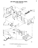 AIRFLOW AND CONTROL PARTS Diagram and Parts List for ACP062XM1  Whirlpool Air Conditioner