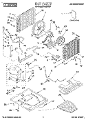 UNIT, LITERATURE Diagram and Parts List for CA29WC51  Whirlpool Air Conditioner