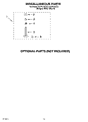 MISCELLANEOUS Diagram and Parts List for KAWS750JQ4  KitchenAid Washer