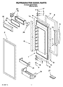 Part Location Diagram of WP2005290 Whirlpool Door Handle - Stainless Steel