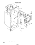 LINER Diagram and Parts List for ET18ZKXTN00  Whirlpool Refrigerator