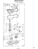 GEARCASE Diagram and Parts List for LA5500XMW0  Whirlpool Washer