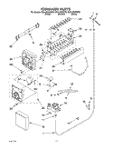 ICEMAKER Diagram and Parts List for GD2LHGXKB00  Whirlpool Refrigerator