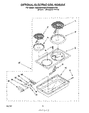 Part Location Diagram of 786106 Whirlpool Coil Modules (Brushed Chrome)