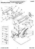TOP AND CONSOLE, LIT/OPTIONAL Diagram and Parts List for KGYE670BAL1  KitchenAid Dryer