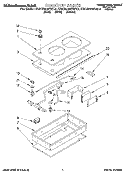 COOKTOP PARTS Diagram and Parts List for KGCR025BBL3  KitchenAid Cooktop