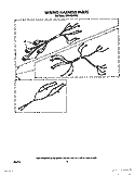 WIRING HARNESS Diagram and Parts List for RF3020XXN0  Whirlpool Range