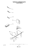 WIRING HARNESS Diagram and Parts List for DP8500XTN5  Whirlpool Dishwasher