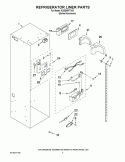 REFRIGERATOR LINER PARTS Diagram and Parts List for KSSS48FTX03  KitchenAid Refrigerator