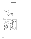 INSTALLATION Diagram and Parts List for X10002V1  Roper Air Conditioner