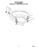 HEATER Diagram and Parts List for 4KUDA220T5  KitchenAid Dishwasher