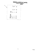 MISCELLANEOUS Diagram and Parts List for 7MLSR8544JT4  Whirlpool Washer