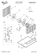 SECTION Diagram and Parts List for ACU102XJ1  Whirlpool Air Conditioner