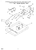 BURNER BOX, GAS VALVES, AND SWITCHES Diagram and Parts List for SCS3014GB0  Whirlpool Cooktop