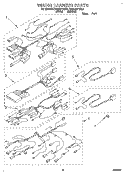 WIRING HARNESS Diagram and Parts List for KERC507YAL3  KitchenAid Range