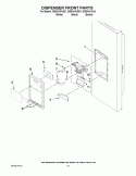 Part Location Diagram of W10141657 Whirlpool Drip Tray