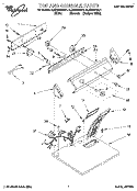 SECTION Diagram and Parts List for 3LER5434BQ1  Whirlpool Dryer