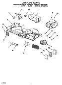 Part Location Diagram of 8205853 Whirlpool Filter