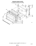 FREEZER DOOR Diagram and Parts List for ET14JKYWN00  Whirlpool Refrigerator