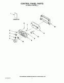 Part Location Diagram of W10240848 Whirlpool BUTTON
