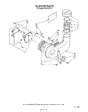 BLOWER Diagram and Parts List for 4KUDA220T0  KitchenAid Dishwasher